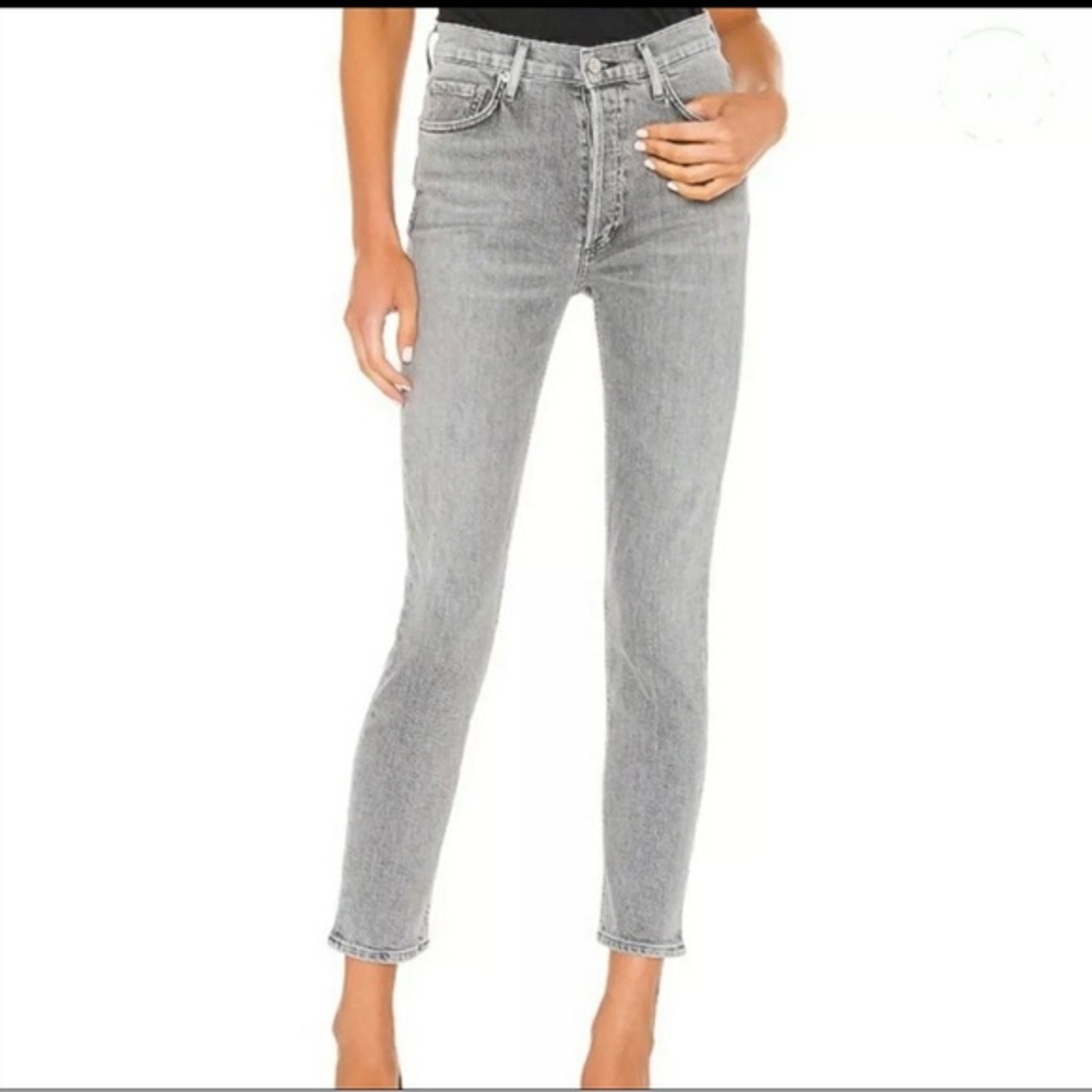 Agolde Feel Good Skinny Leg Jeans in Graystone Size 26-0036